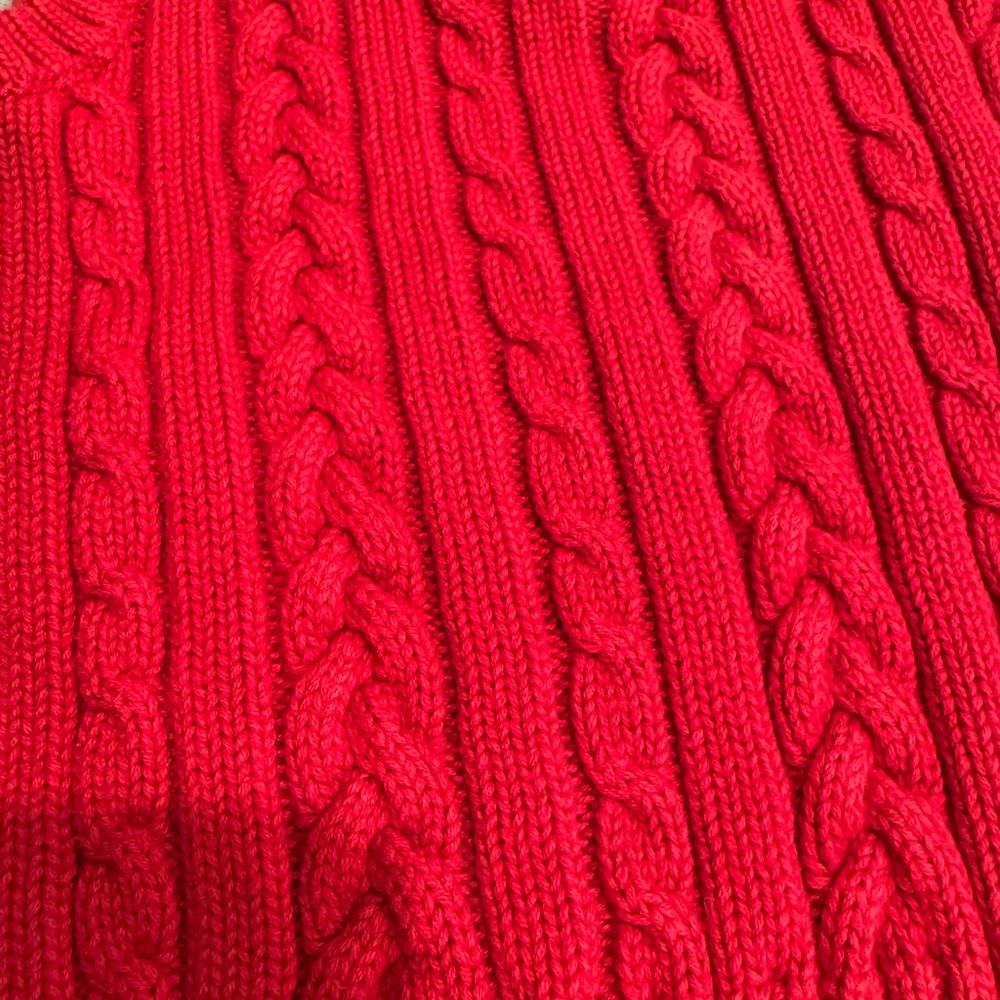 Ralph Lauren Boys Red Sweater Vest - Picture 4 of 5